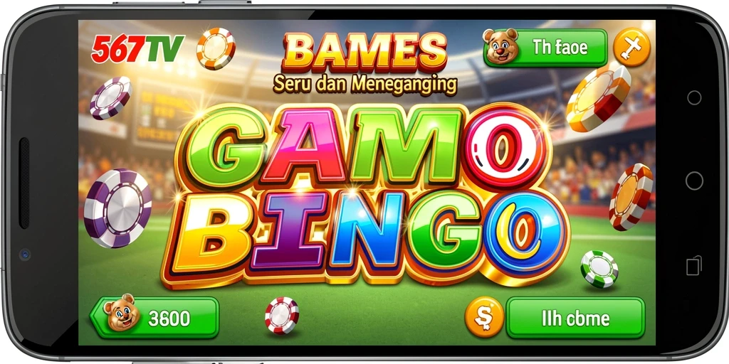 Screenshot gameplay Bingo 567TV menunjukkan keseruan bermain.
