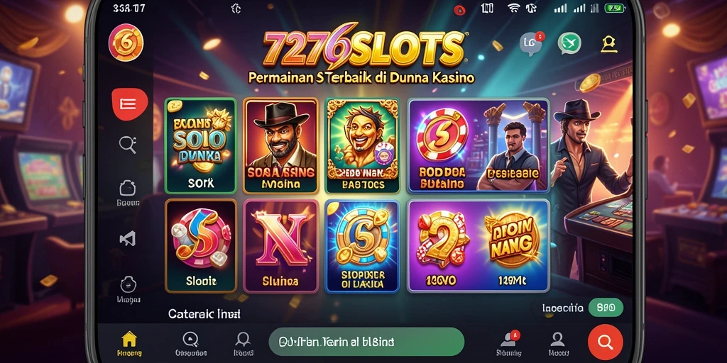 Gameplay menarik dari 7276SLOTS dengan berbagai tema slot.