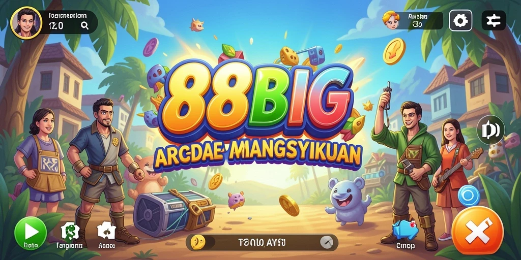 Tampilan game Arcade 88BIG yang menarik dan penuh aksi.