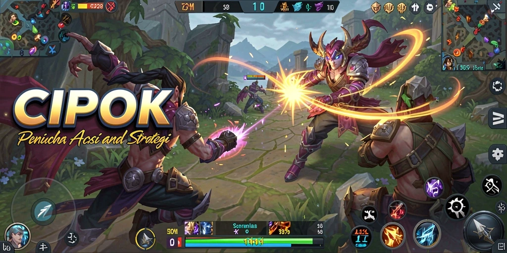 Gameplay seru dan penuh strategi di CIPOK.