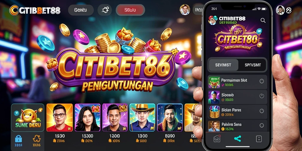 Tampilan permainan slot yang menarik dan interaktif.