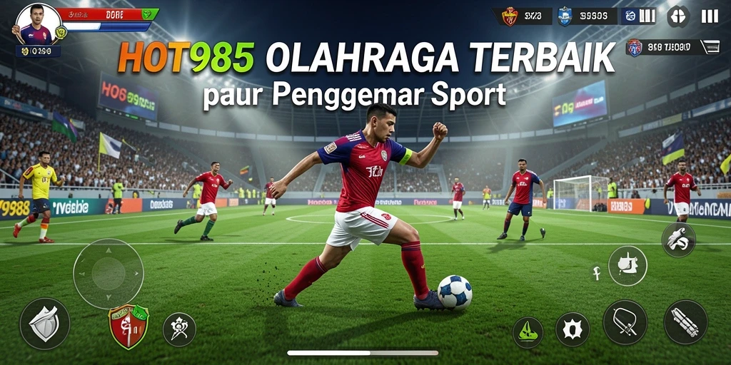 Tampilan gameplay HOT985 yang mengasyikkan dan penuh aksi olahraga.