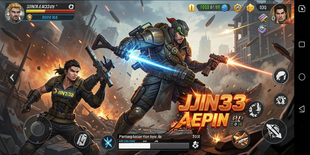 Tangkapan layar dari gameplay seru JIN33 yang penuh aksi.