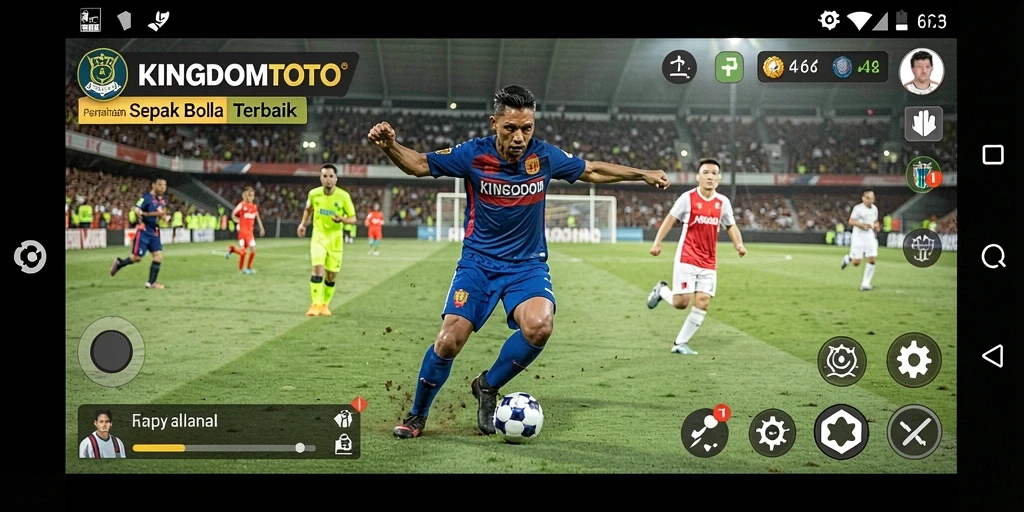Tampilan mendalam dari gameplay sepak bola yang seru