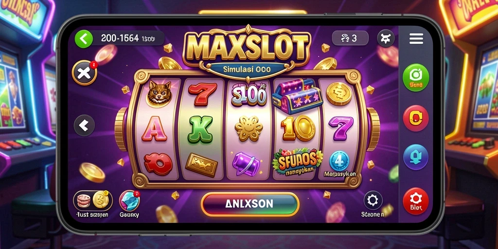 Screenshot gameplay MAXSLOT yang menunjukkan mesin slot yang beragam.