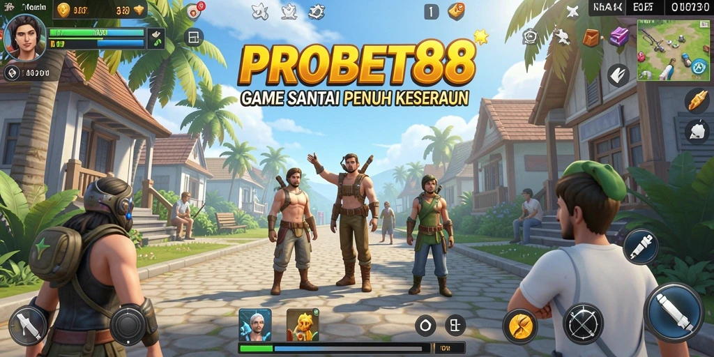 Tampilan seru gameplay <strong>PROBET88</strong> yang penuh warna dan tantangan.