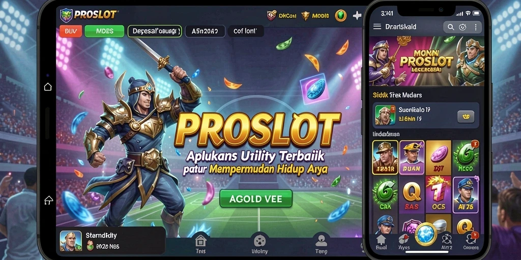 Tampilan antarmuka PROSLOT yang sederhana dan fungsional.