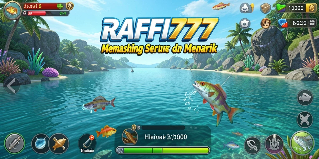 Tangkapan ikan besar dalam permainan RAFFI777 yang menampilkan gameplay seru.
