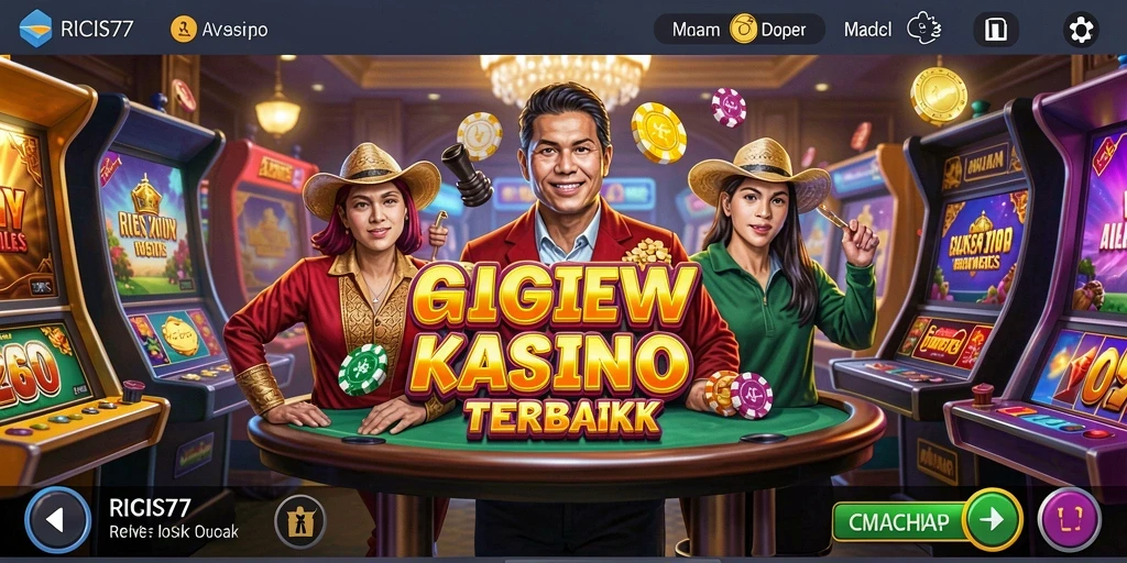 Tampilan menarik dari gameplay Kasino di RICIS77.