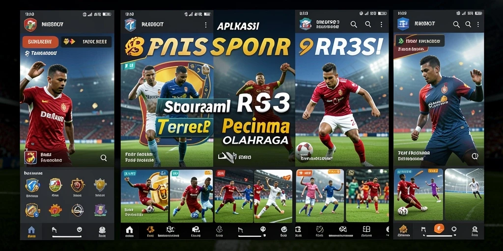 Tampilan menarik aplikasi RR33 saat melakukan taruhan olahraga.