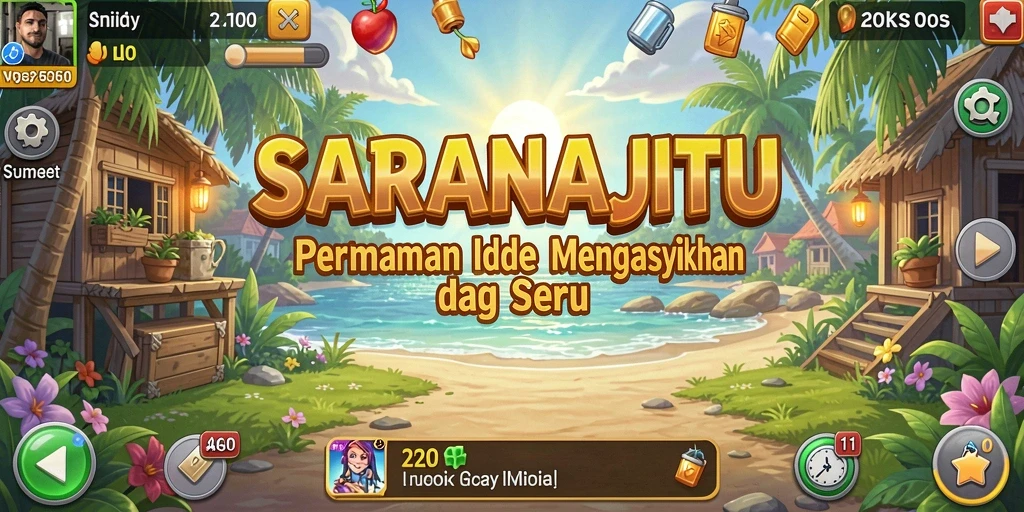 Tampilan menarik dari gameplay SARANAJITU yang mengasyikkan.