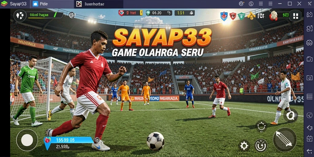 Tampilan menarik dari gameplay <strong>SAYAP33</strong>, memadukan strategi dan keterampilan olahraga.