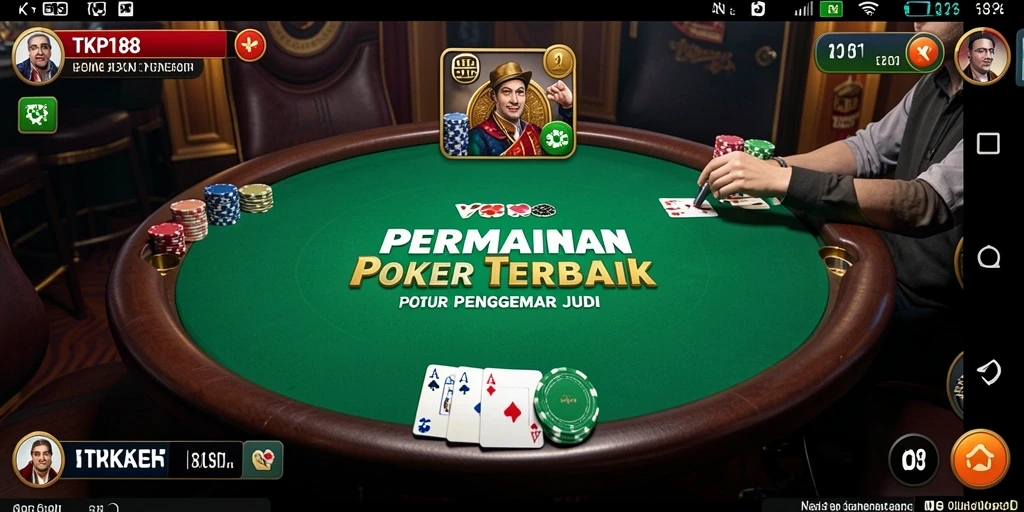 Tampilan gameplay TKP188 yang menarik dan kompetitif dalam permainan Poker.