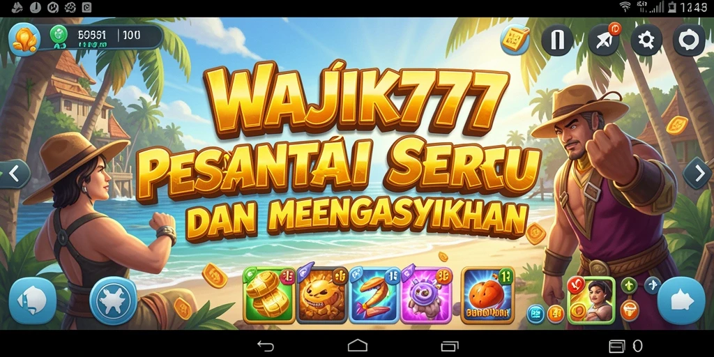 Screenshot gameplay WAJIK777 menampilkan aksi seru dalam permainan Casual.