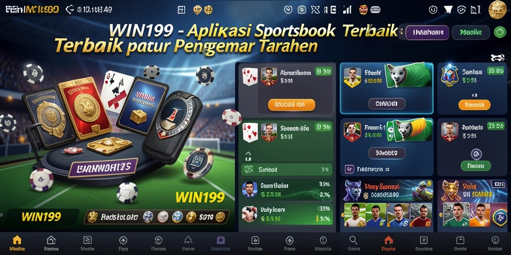 Tampilan menarik dari gameplay Sportsbook dalam WIN199.
