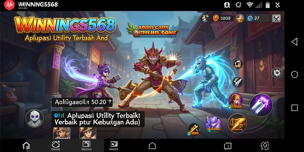 Tampilan antarmuka user-friendly dan fitur menarik WINNING568.